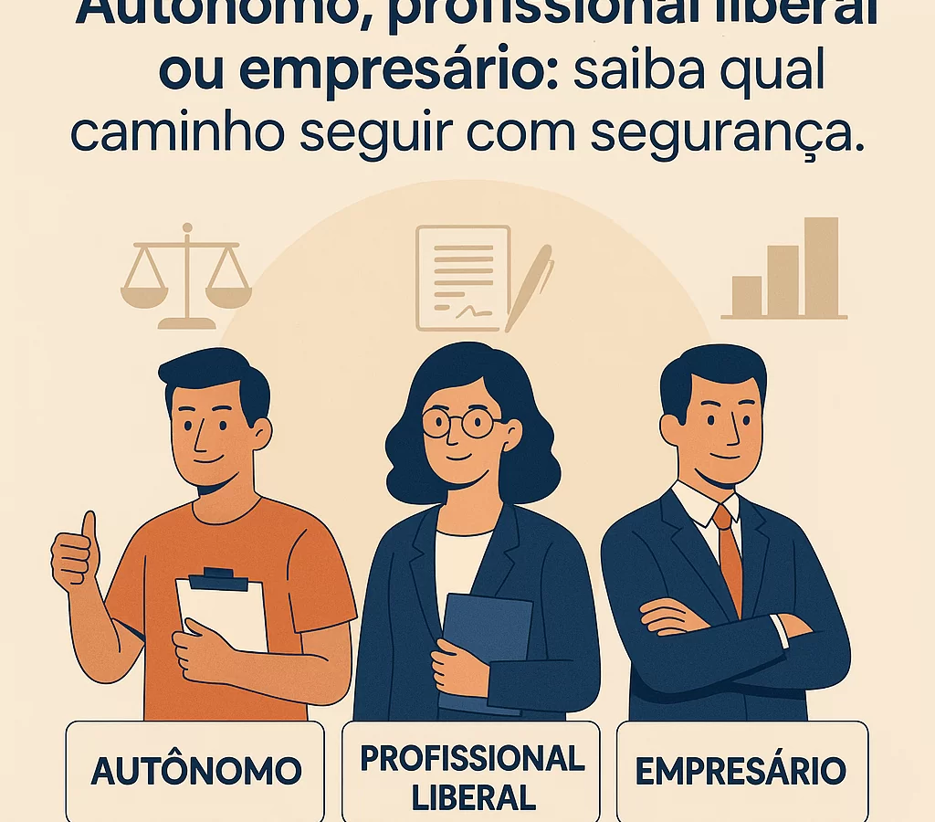 Autônomo, profissional liberal e empresário: diferenças e impactos na contabilidade - Meu Contador Online