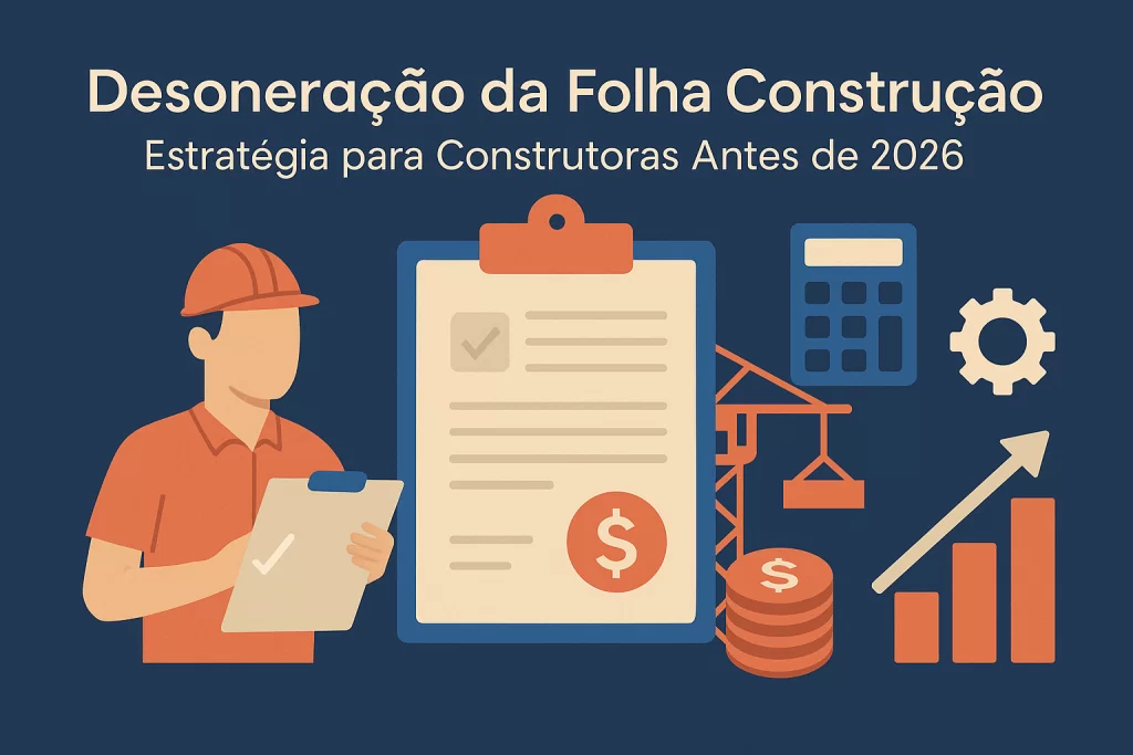 Desoneração da Folha Construção: A Estratégia Legal que Sua Construtora Precisa Dominar Antes de 2026