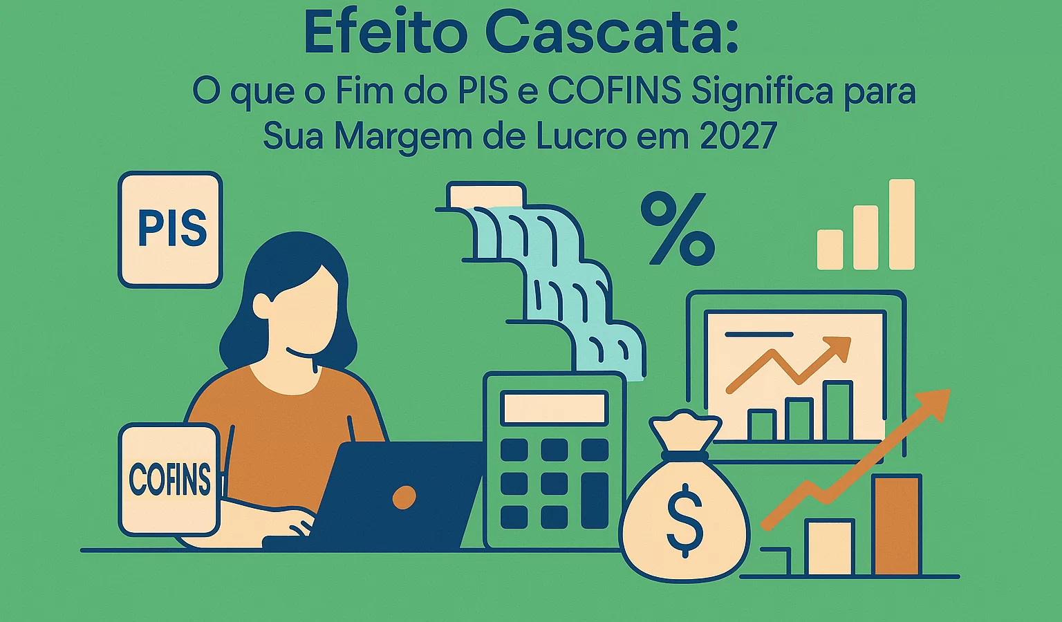 Efeito Cascata: O que o Fim do PIS e COFINS Significa para Sua Margem de Lucro em 2027 - Meu Contador Online