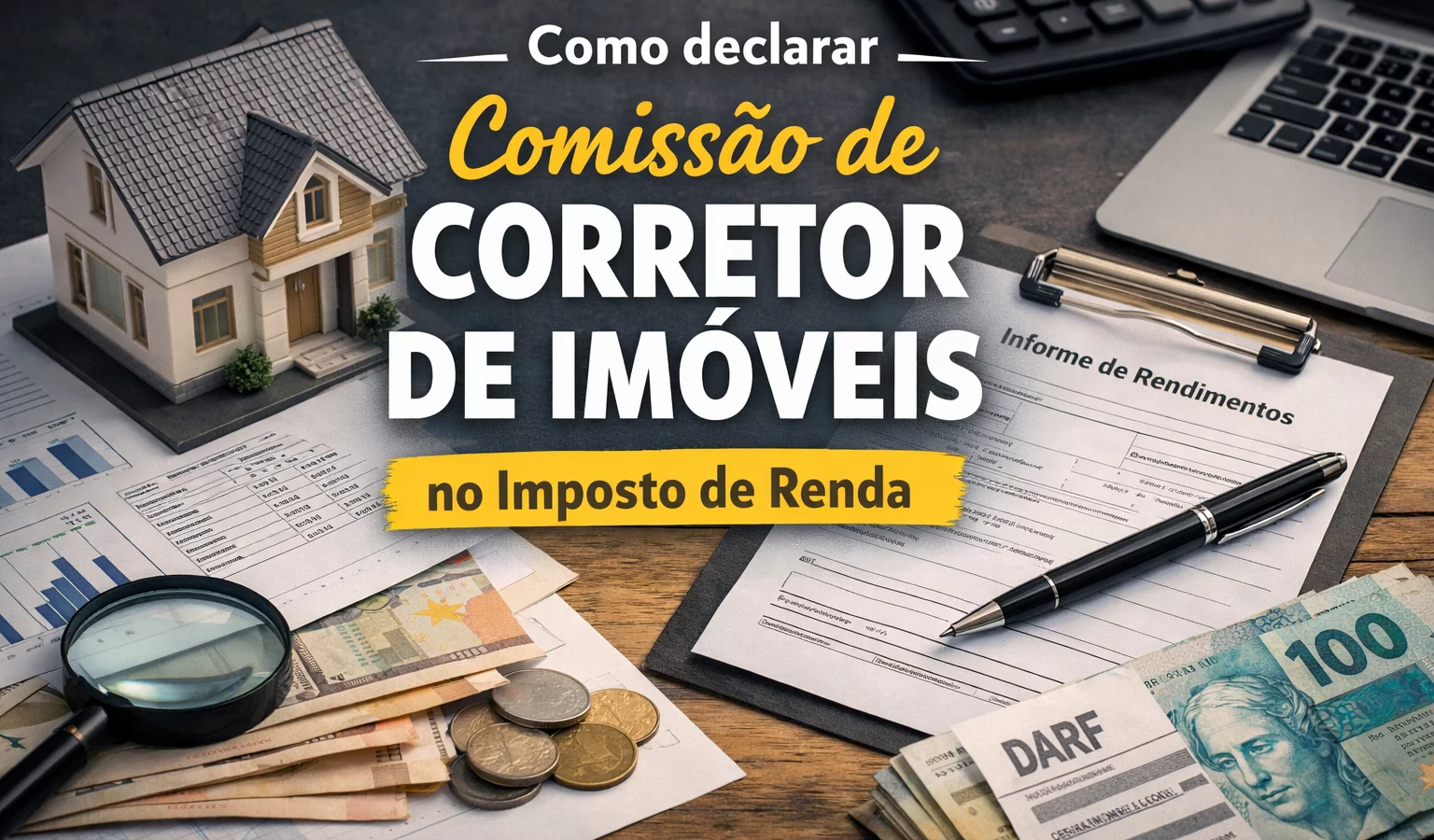 Como declarar comissão corretor de imóveis - Meu Contador Online