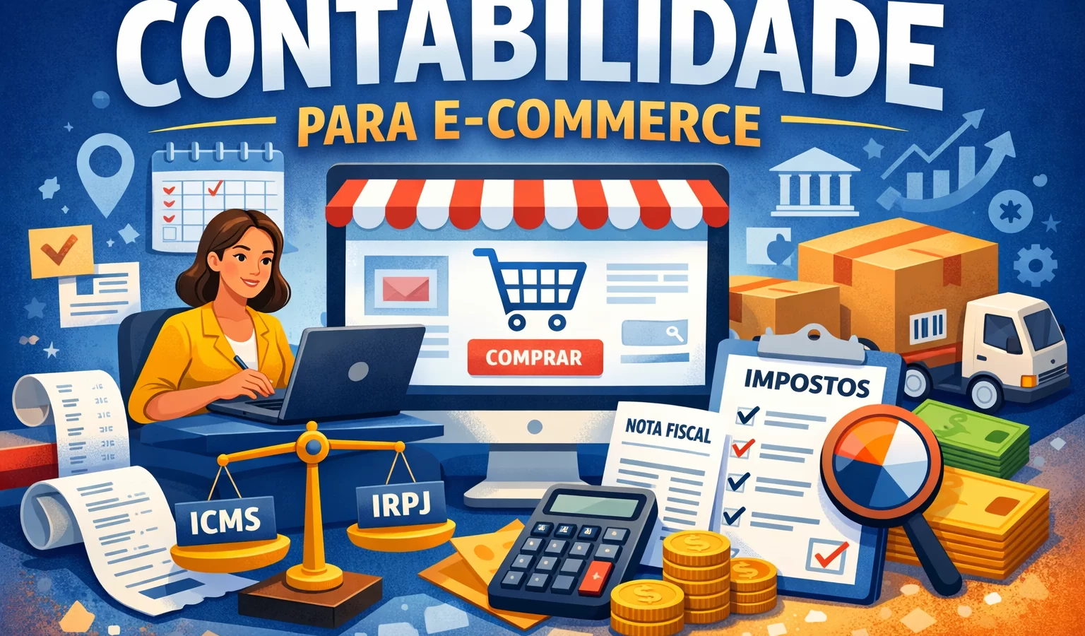 Contabilidade para e-commerce: como funciona, impostos, riscos e como escolher a melhor solução - Meu Contador Online