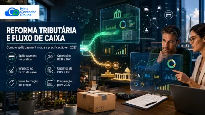 Split Payment 2027: Como Proteger o Fluxo de Caixa e Precificar sem Perder Margem - Meu Contador Online